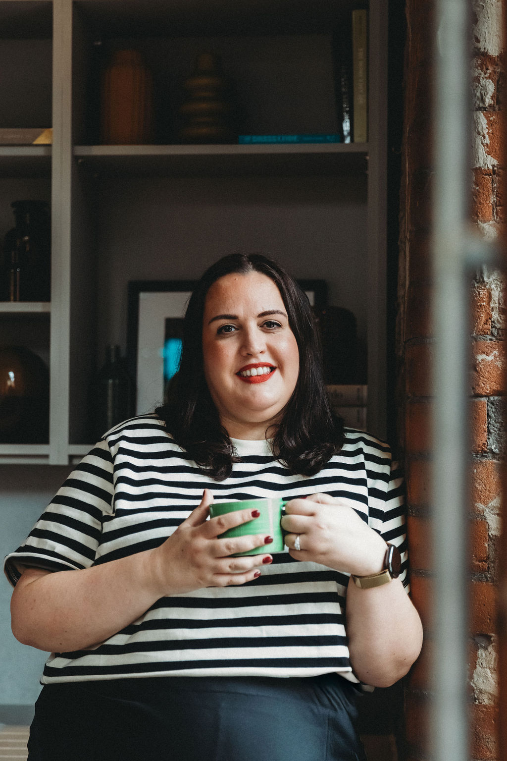 Portrait picture of Alice smiling.